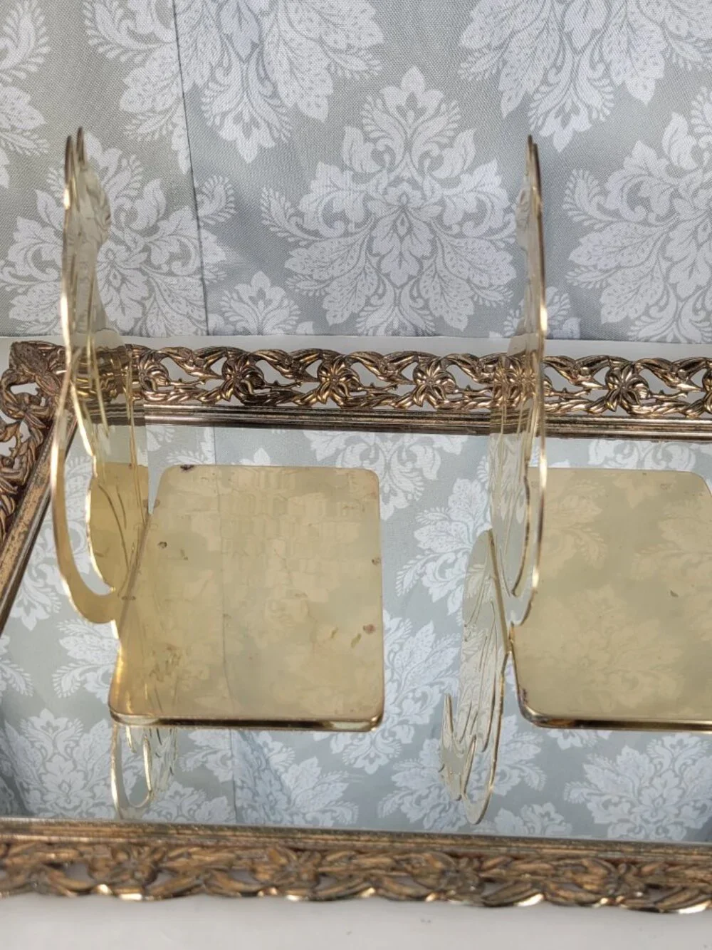 Vintage Brass Cat Bookends - Set of 2